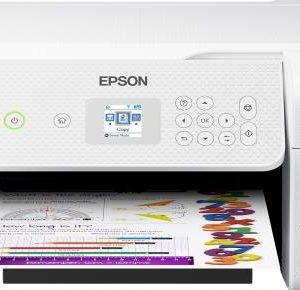 Multifunctional CISS Color EPSON EcoTank L3266, A4, Functii: Impr.|Scan.|Cop., Viteza de Printare Monocrom: 33ppm, Viteza de printare color: 15ppm, Conectivitate:USB|WiFi, Duplex:Nu , ADF:Nu(incl.TV 3